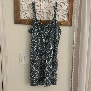 Threads 4 Thought Navy Floral Mini Romper